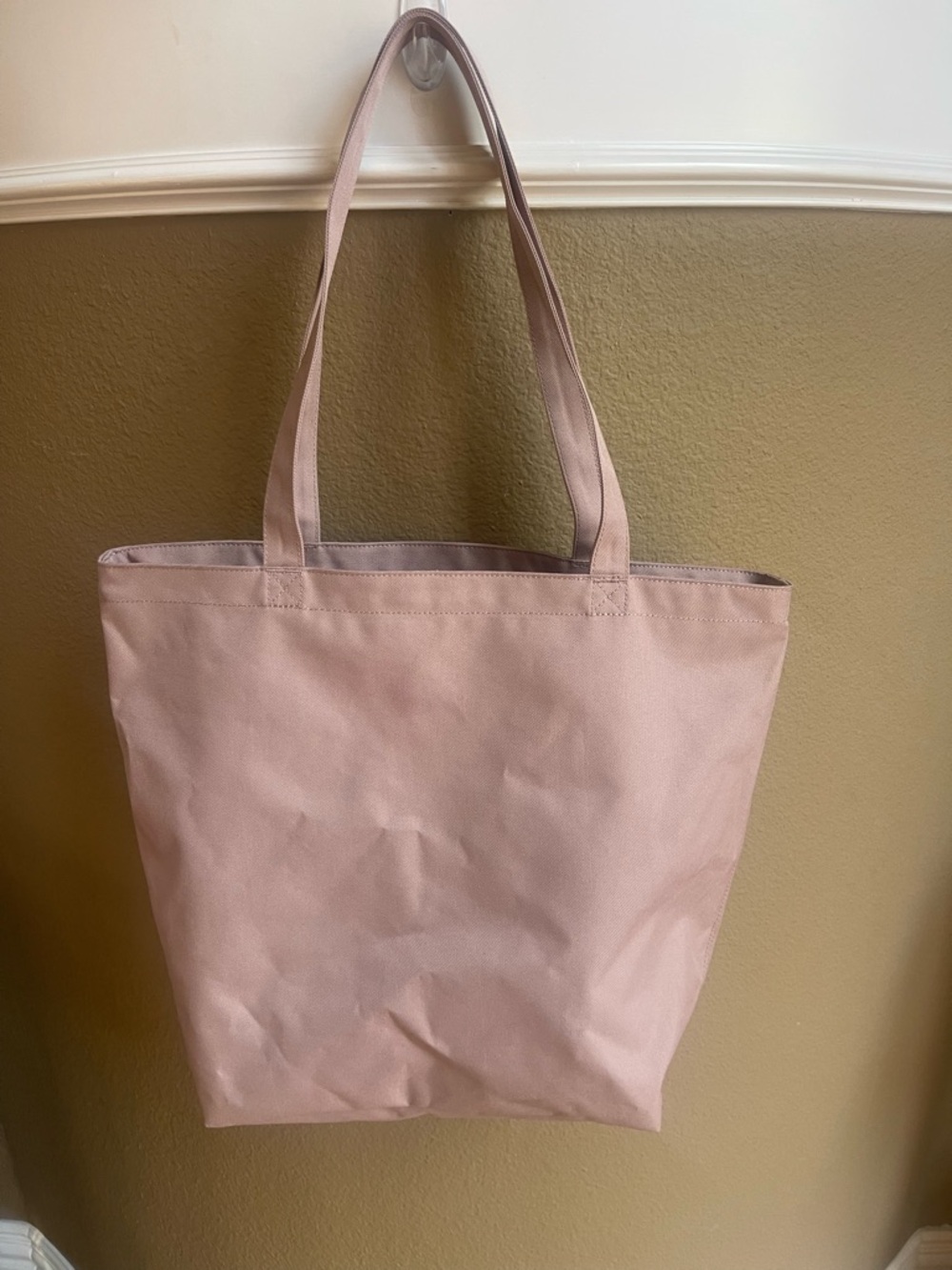 Herschel Supply Co. Mauve Taupe Large Shopper Tote Canvas Travel Work Bag - Picture 8 of 15